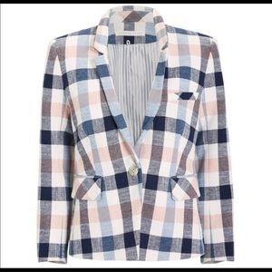 NEW NWT Veronica Beard Upcollar Schoolboy Dickey Jacket